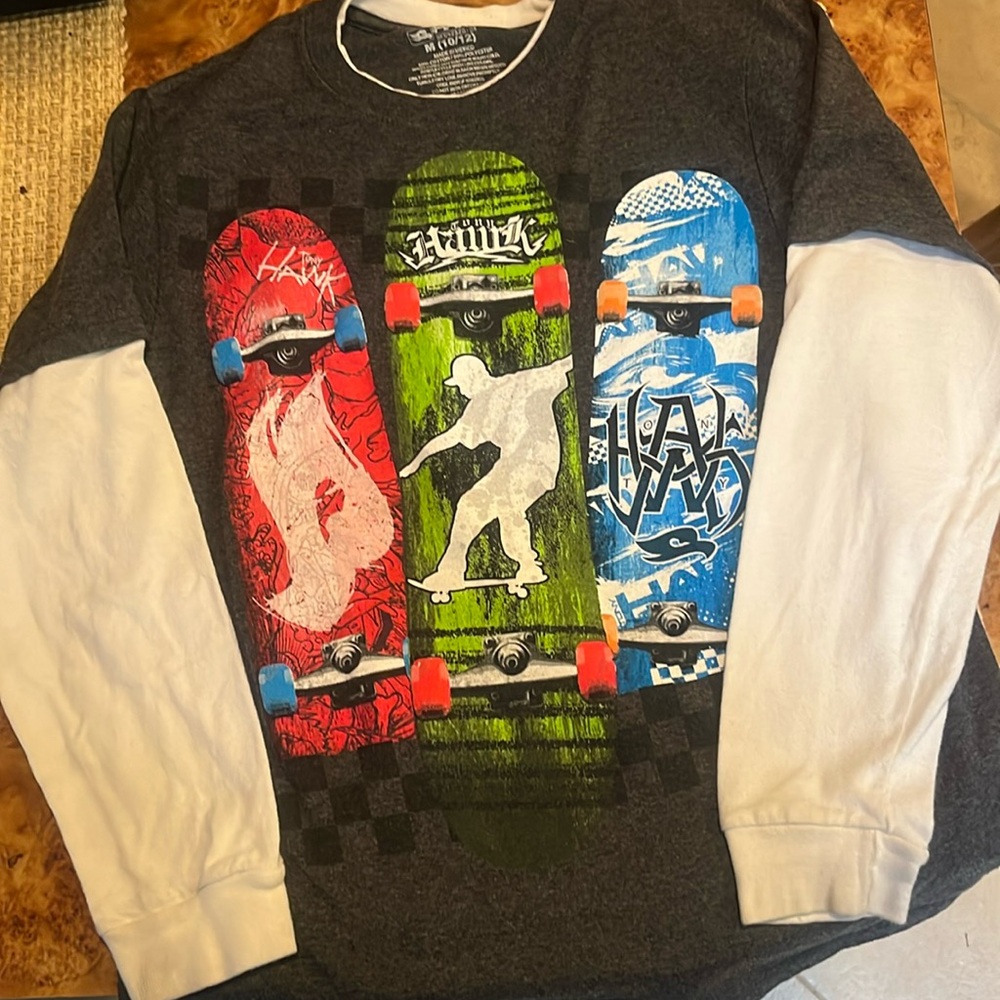 Long sleeve t shirt boys Tony Hawk